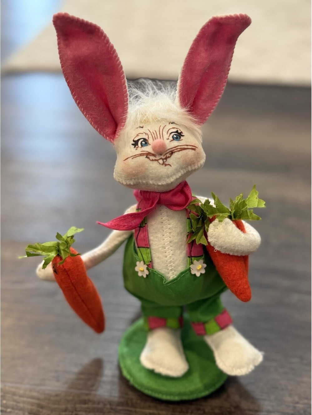 Annalee 8" Garden Boy Bunny Easter Decorative Figurine 2012